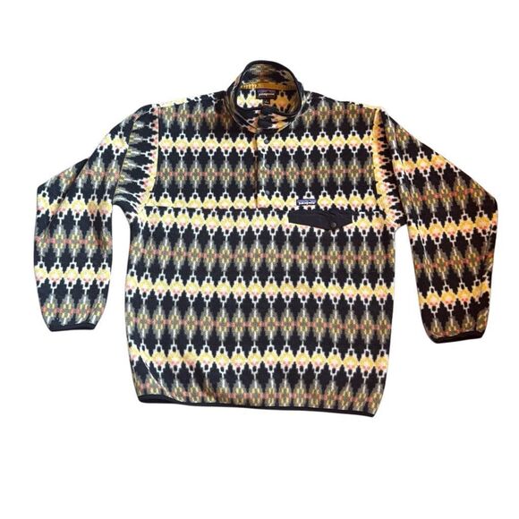 Patagonia Synchilla Forest Carpet RARE limited Edition men’s Large - Picture 2 of 8